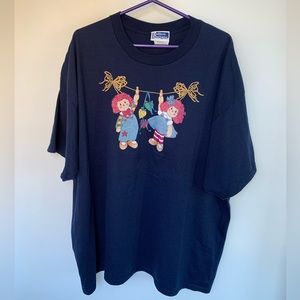 3XL Vintage90s raggedy Anne and Andy T-shirt endless designs